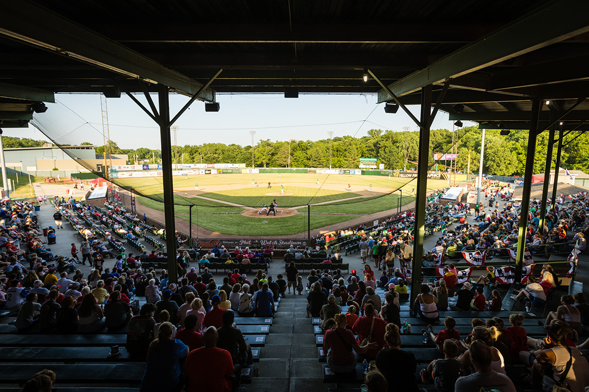 Since 2011, the St. Joseph Mustangs have hosted Northwest students, employees, alumni and fans at Phil Welch Stadium for Northwest Night. (Photo by Lauren Adams/Northwest Missouri State University)
