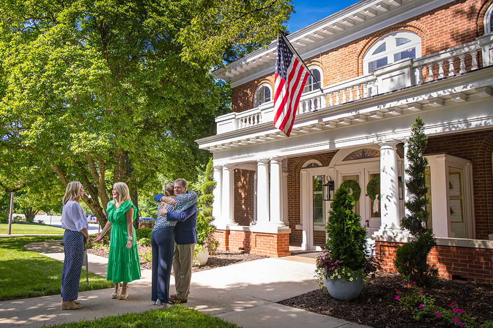 Northwest breaks ground on Gaunt House patio extension honoring former president, first lady