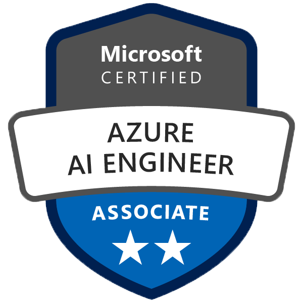 Microsoft Certified Azure AI Engineer Associate logo