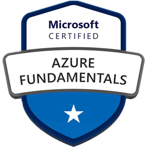 Microsoft Certified Azure Fundamentals logo