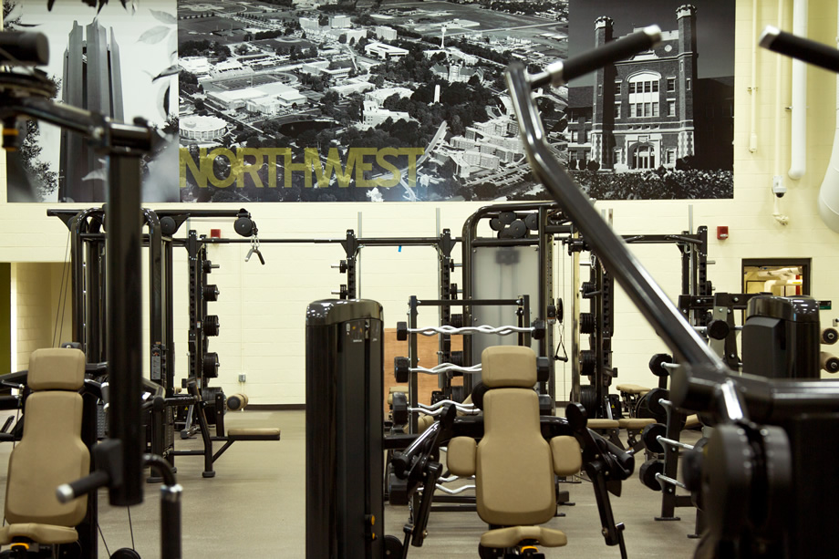 Main exercise floor - August 24, 2105 (Photo by University Photography)