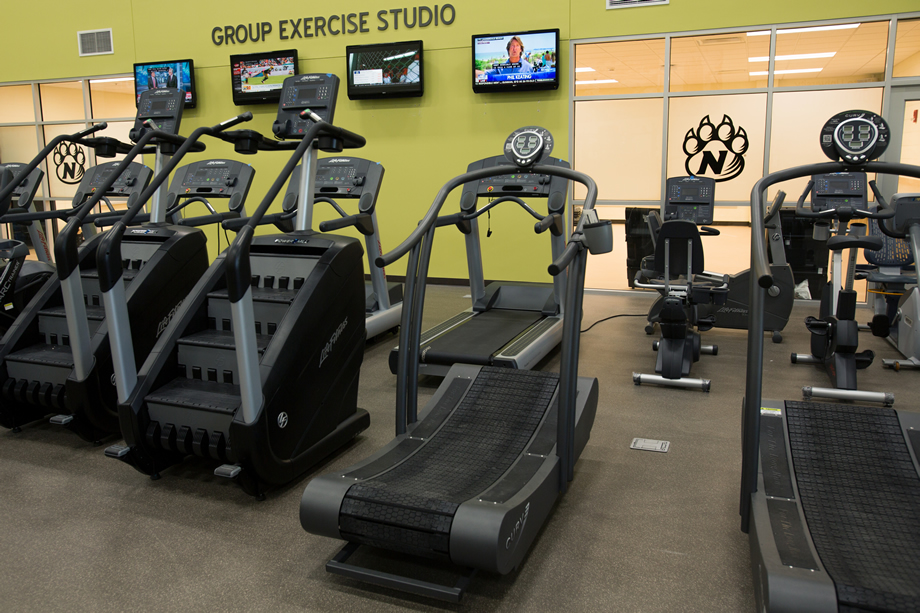 Cardio and Group Exercise Room - August 24, 2105 (Photo by University Photography)