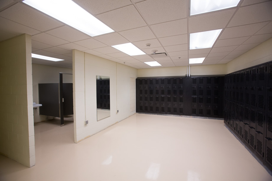 Women's locker room - July 20, 2015 (Photo by University Photography)