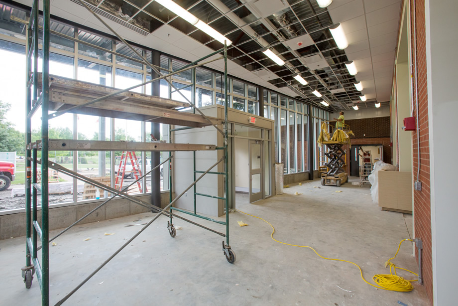 Inside the enterace - July 20, 2015 (Photo by University Photography)