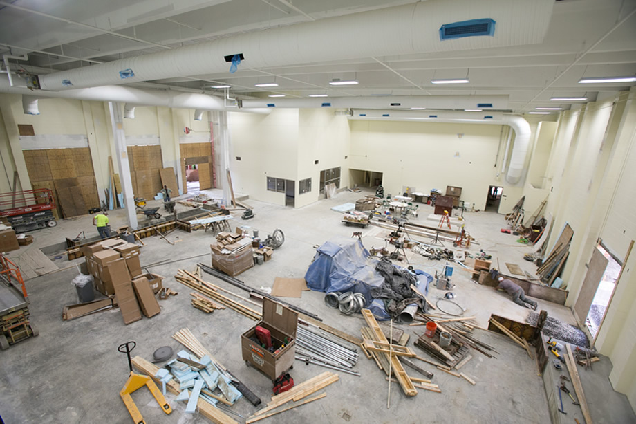 Construction on May 27, 2015 (Photo by University Photography)