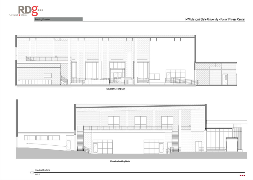 Branding Elevations (North & East) (Photo by University Photography)